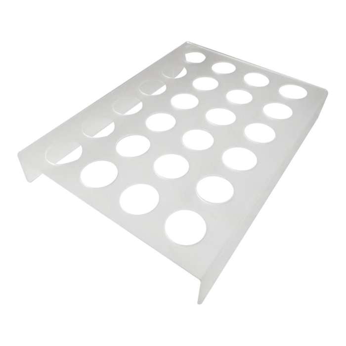 Acrylic Coffee Capsule Display Rack U-shape 24 Holes Transparent Coffee Bean Display Rack Coffee Sto