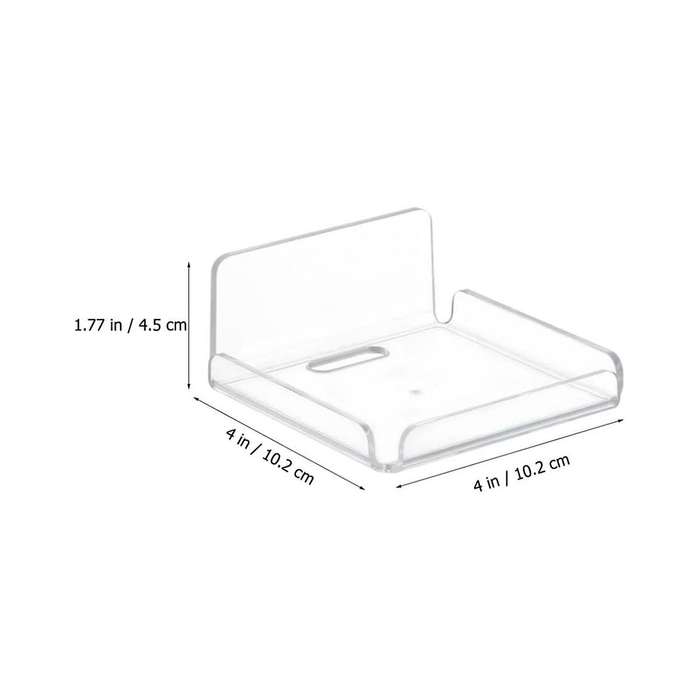 Acrylic Floating Shelf for Security Cameras,baby Monitors,speakers,plants-4in Universal No Drill She