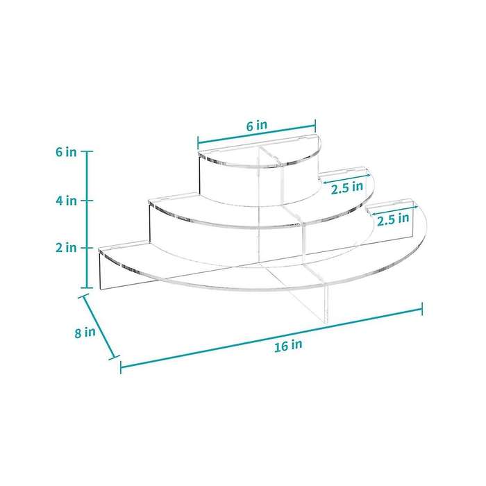 Acrylic Risers for Display,acrylic Display Stands,clear Risers for Collectible Display Cupcake Displ