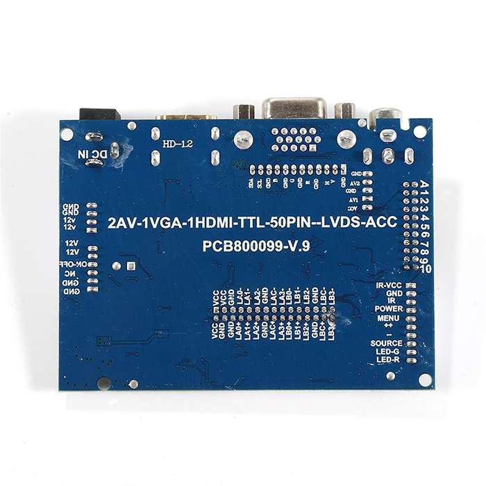 Adapter Board Module 7-8 Inch LCD 50PIN Universal AT070TN90/92/94 Driver Board -Compatible Projectio