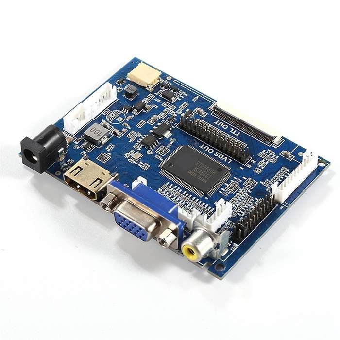Adapter Board Module 7-8 Inch LCD 50PIN Universal AT070TN90/92/94 Driver Board -Compatible Projectio