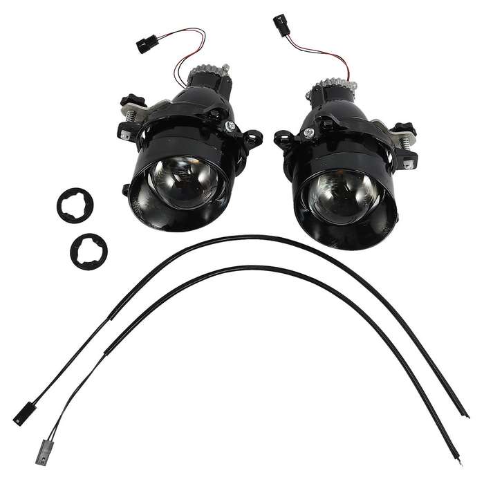 Adjust Fog Lights Bi- Projector Lens for ///Yaris// H11 HID Bulb Blue Film