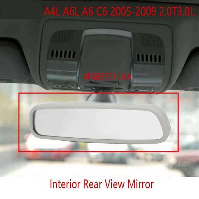 Adjustable Auto Interior Rear View Mirror Replacement Glass for A4la6l A6 C6 2005-2009 2.0t3.0l 4f0