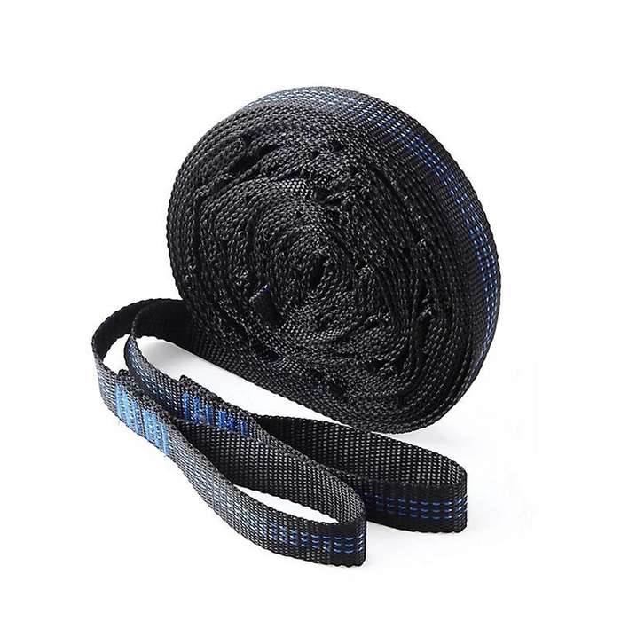 Adjustable Hammock Straps with Buckle Outdoor Tree Hanging Aerial Yoga Hammock Strap Rope Belt Blue