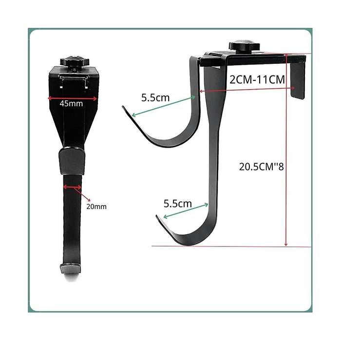 Adjustable Pool Pole Hanger/hook, for Pool Poles, Use to Hang Pool Accessories On Pool Fence/wall