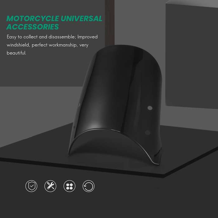 Adjustable Universal Motorcycle Headlight Windshield Wind Deflector