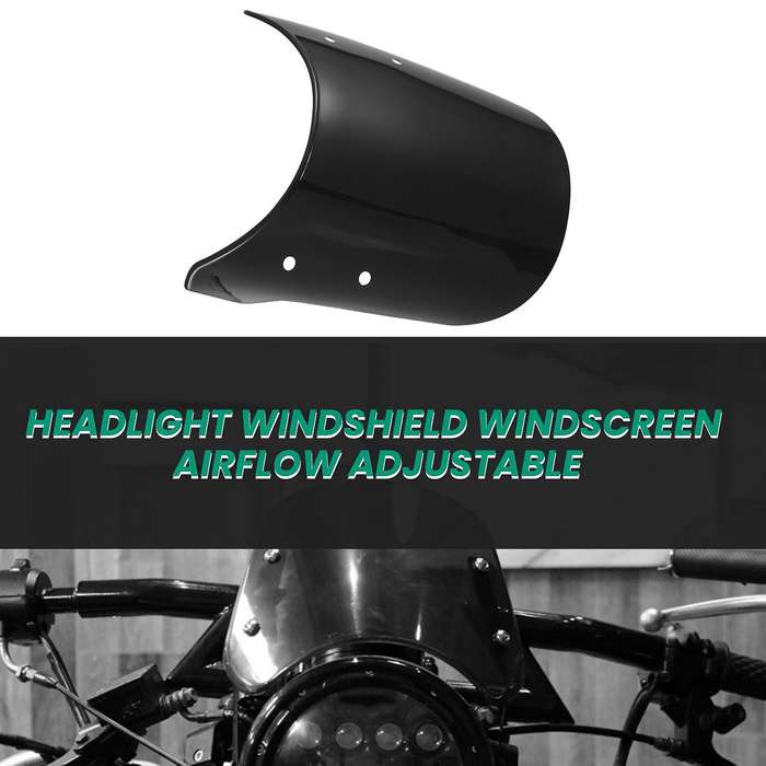 Adjustable Universal Motorcycle Headlight Windshield Wind Deflector