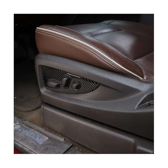 Adjustment Button Switch Panel Trim for 2014-2018 Accessories Soft Carbon Fiber