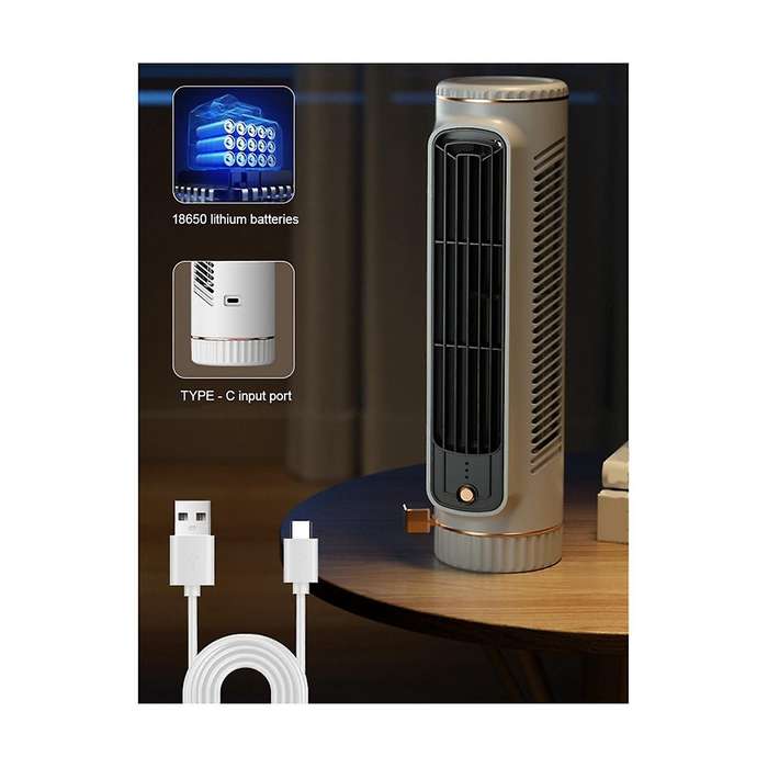 Air Circulation Bladeless Fan Tower Fan Bladeless Fan Bedroom Ultra-quiet Dormitory Desk Floor Elec