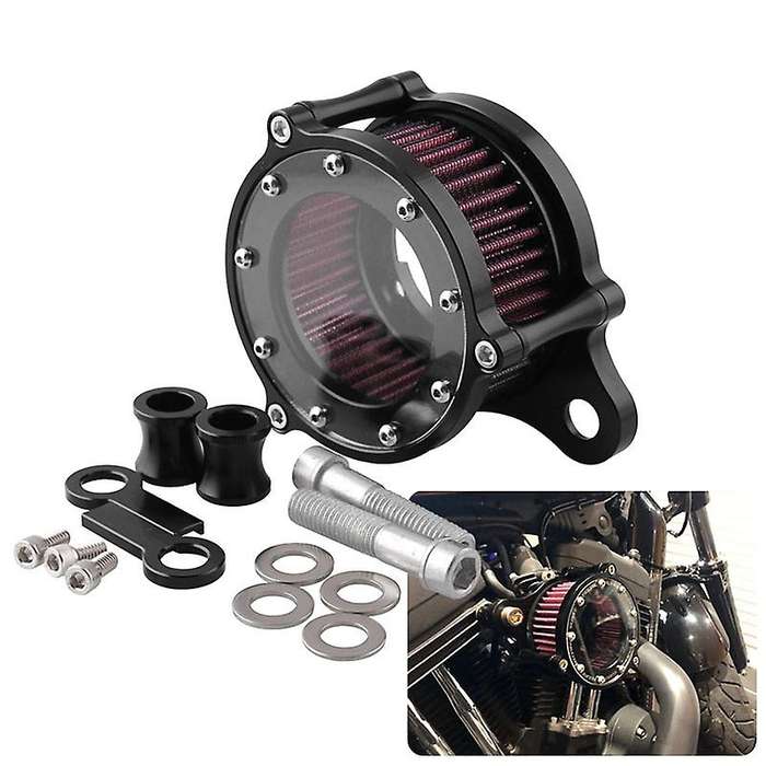 Air Cleaner Intake Filter System Kit for Sportster XL883 XL883N XL883R XL883P XL1200 XL1200L XL1200