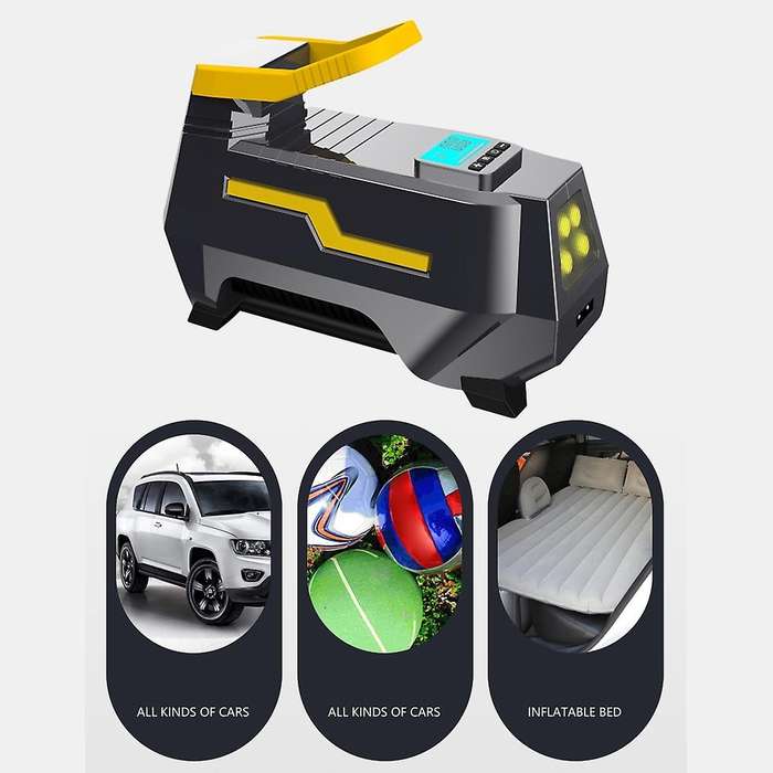 Air Compressor for Car Tires Tire Inflator 12VDC 150 PSI Auto Tire Pump with Digital Pressure Gauge