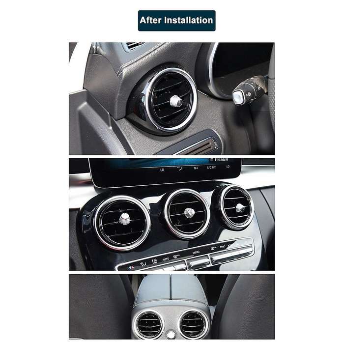 Air Conditioner Instrument Panel for C Class W205 GLC W253 15-21 Middle Outlet Tuyere A/C Folding Fi