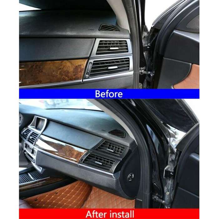 Air Conditioning Side Air Outlet Decorative Frame for - X5 X6 E70 E71 2008-2013
