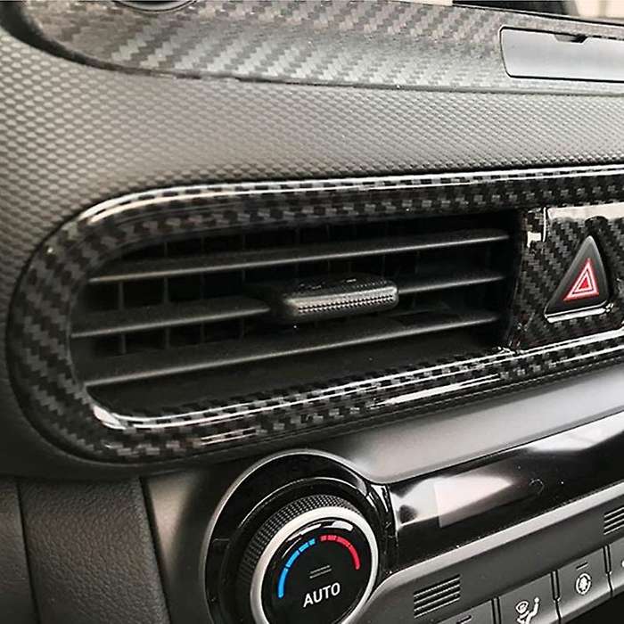 Air Conditioning Vent Cover Trim for Encino 2017-2020 SUV Interior Accessories ABS Carbon Fiber Styl