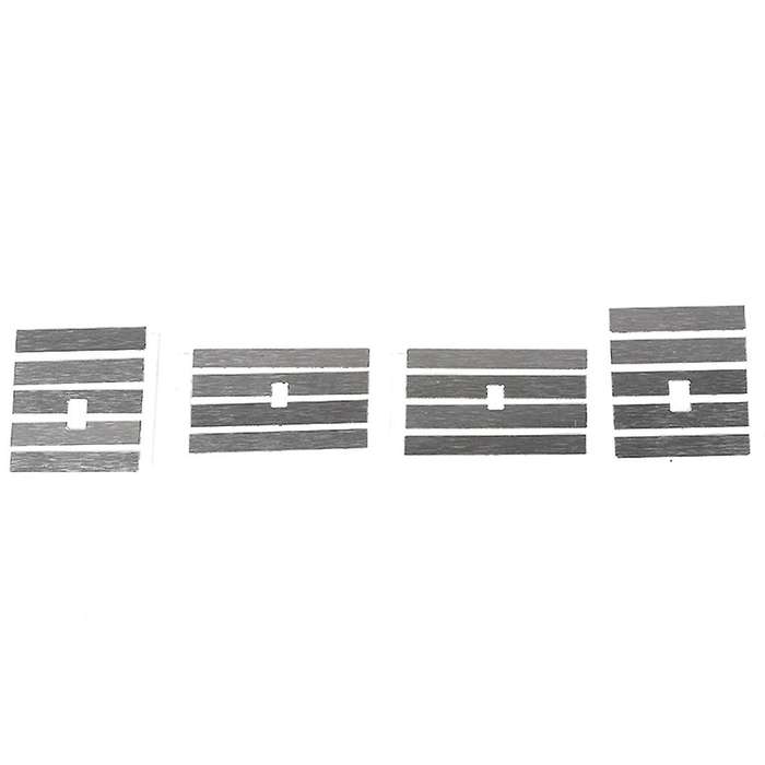 Air Conditioning Vent Outlet Louver Cover Trim for Nitro 2007-2012 Interior Accessories (Silver)