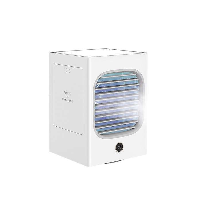 Air Cooler Mini Fan Portable Airconditioner for Room Home Air Cooling Desktop Charging Air Condition