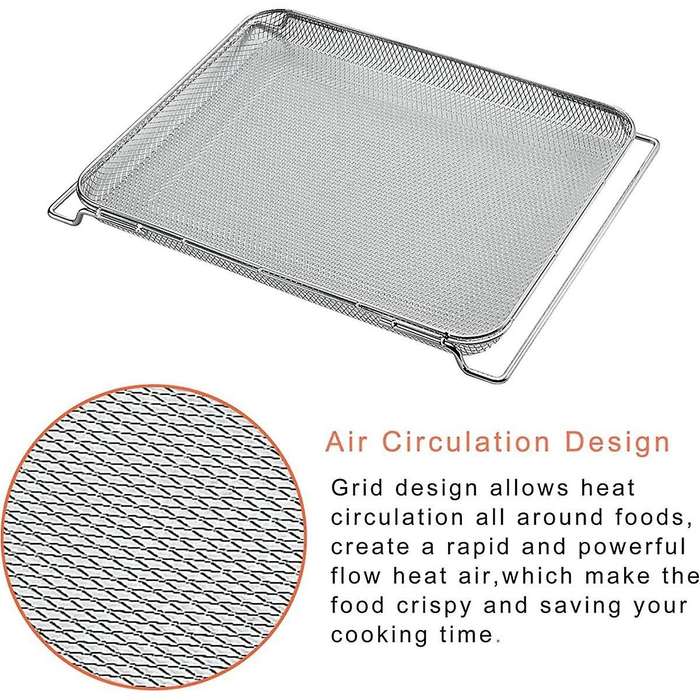 Air Fryer Basket Replacement for Smart Oven Air Fryer Pro, 16.5x11inch Air Fryer Basket