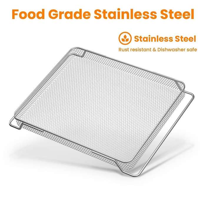 Air Fryer Oven Basket, Replacement Baking Trays for DT201/DT251 Foodi Digital Air Fryer Oven
