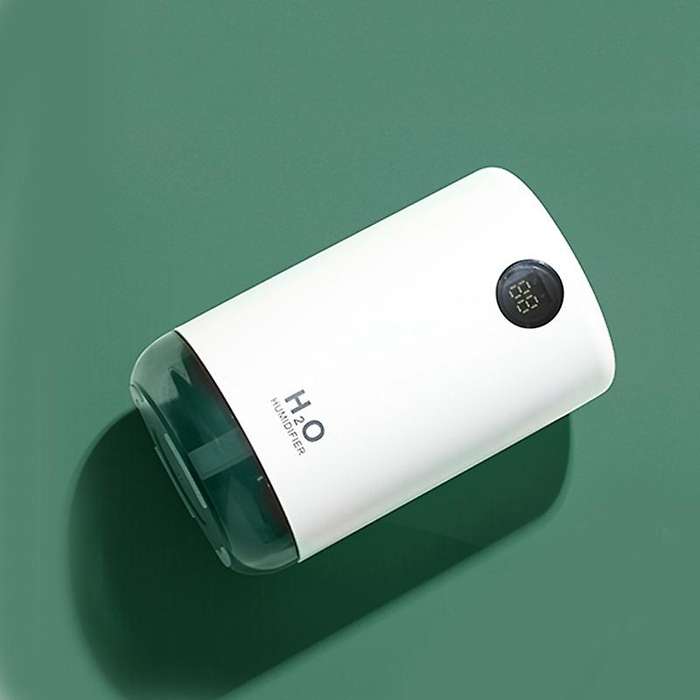 Air Humidifier with LED Lights 500Ml Large Capacity Portbale Humidifier for Bedroom Office Travel