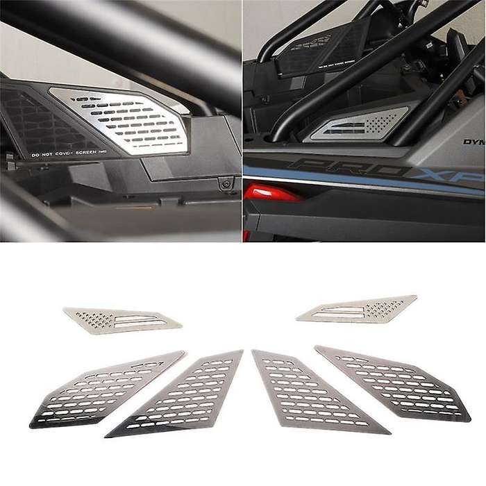 Air Intake / Clutch Vent Outlet Cover Trim Stainless Steel for Rzr Pro Xp Ultimate 2021 2022 Access