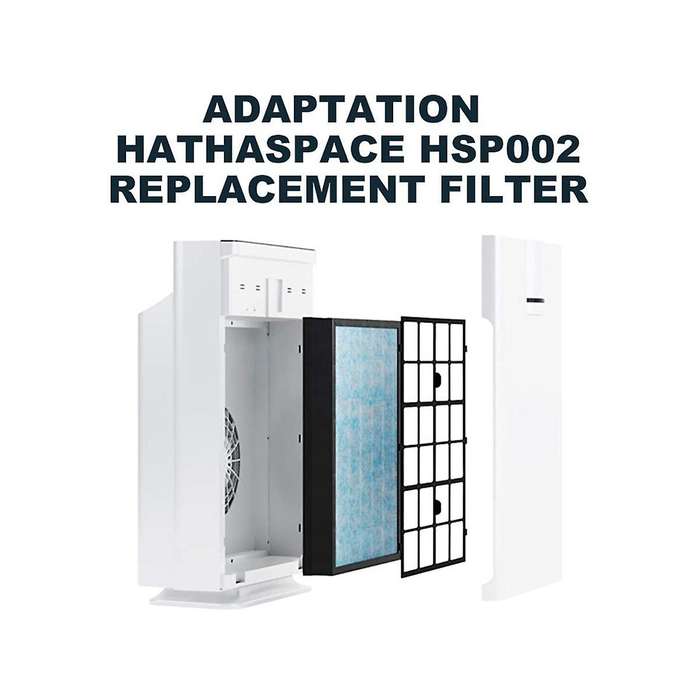 Air Purifier Replacement Filter for Hathaspace Hsp002 Smart True Hepa Air Purifier 2.0 Aldehyde Remo