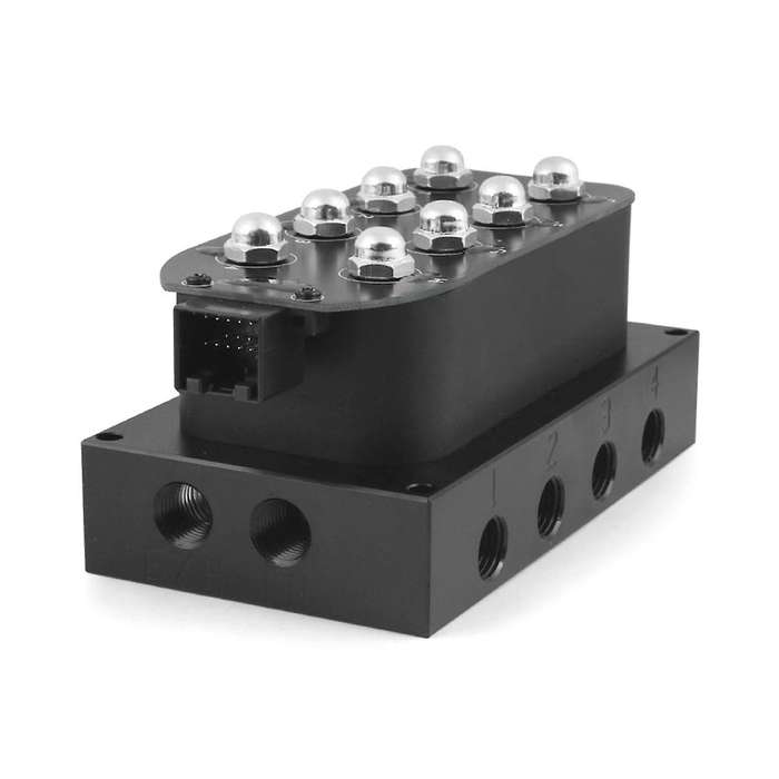 Air Ride Suspension Manifold Valve Solenoid Valve 1/4 1/8Inch NPT Fast Air Bag Control Fbss VU4 (0-