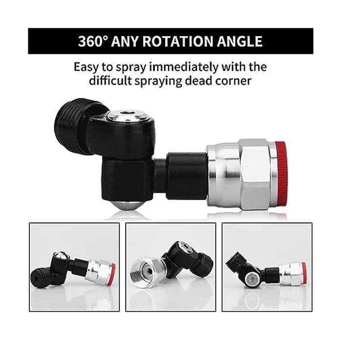 Airless Spray Universal Swivel Angle 7/8in F-7/8in M Swivel+517 Nozzle and Nozzle Protector Seat,pa
