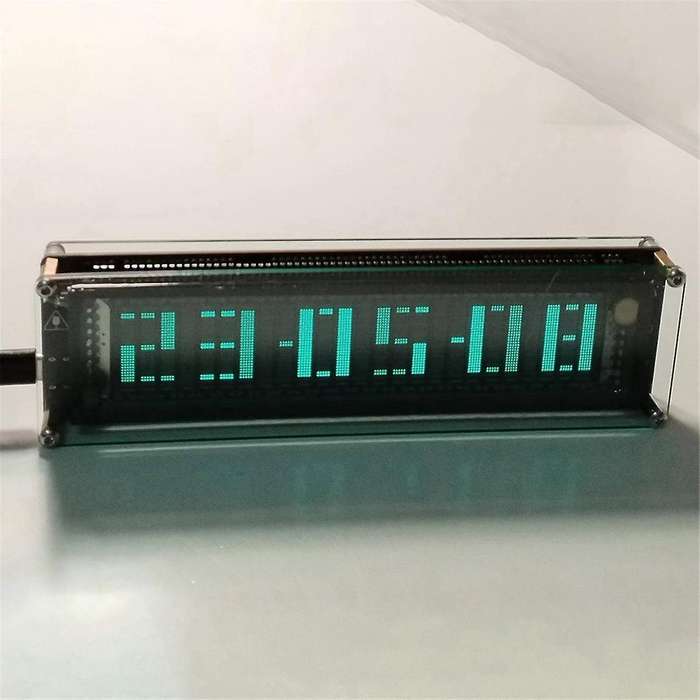 AK2515VFD Voice Controlled Music Spectrum Indicator Light, Electronic Digital Clock, Voice Controll