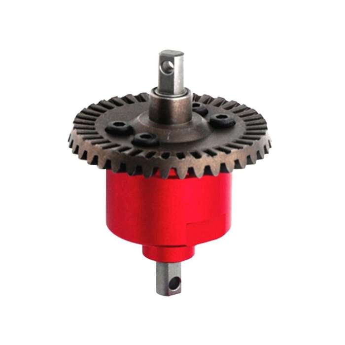 All Metal Front Rear Differential for Slash VXL Stampede HQ727 1/10 RC Car Upgrade Parts,Red