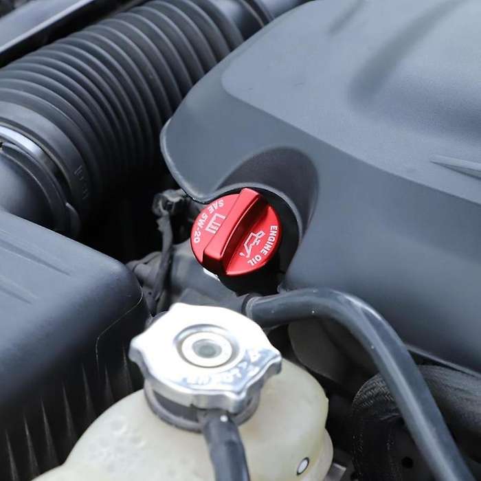 Aluminium Alloy Engine Oil Cap Cover Trim for Charger 2009-2020 300C 2012-2020