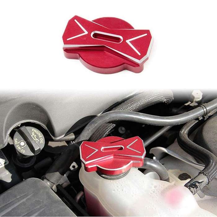 Aluminium Alloy Engine Oil Cap Radiator Cover Trim Decorative for Dodoge Charger 2011-2021 Car Acces
