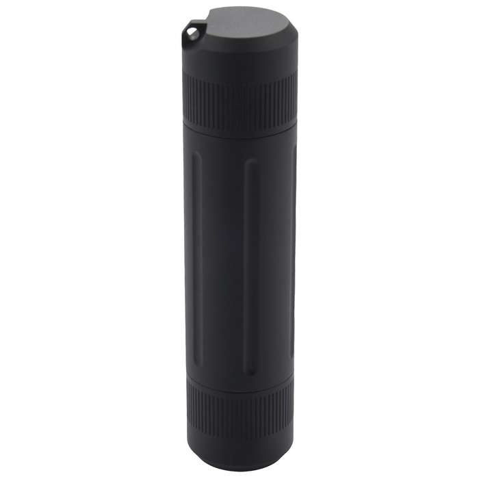 Aluminum Alloy Black Waterproof Bottle Camping Survival Seal Bottle Outdoor Tool