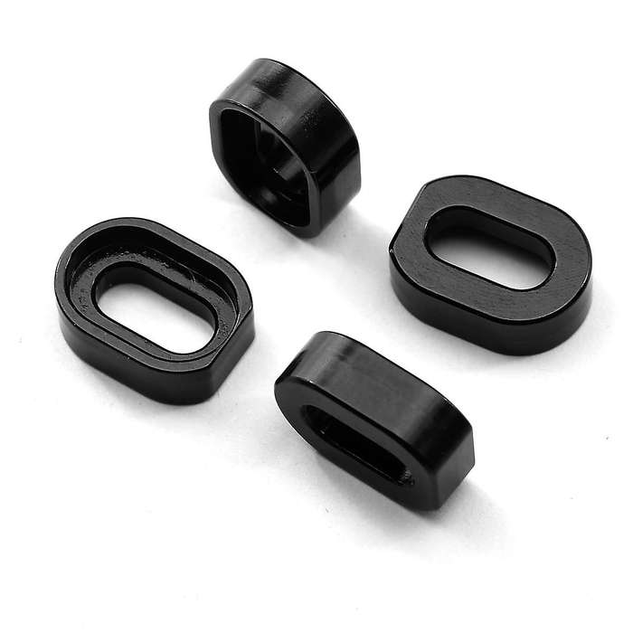 Aluminum Alloy Fixing Motor Base Reinforcement with Screws Kit for 1/5 6S Accessories Black
