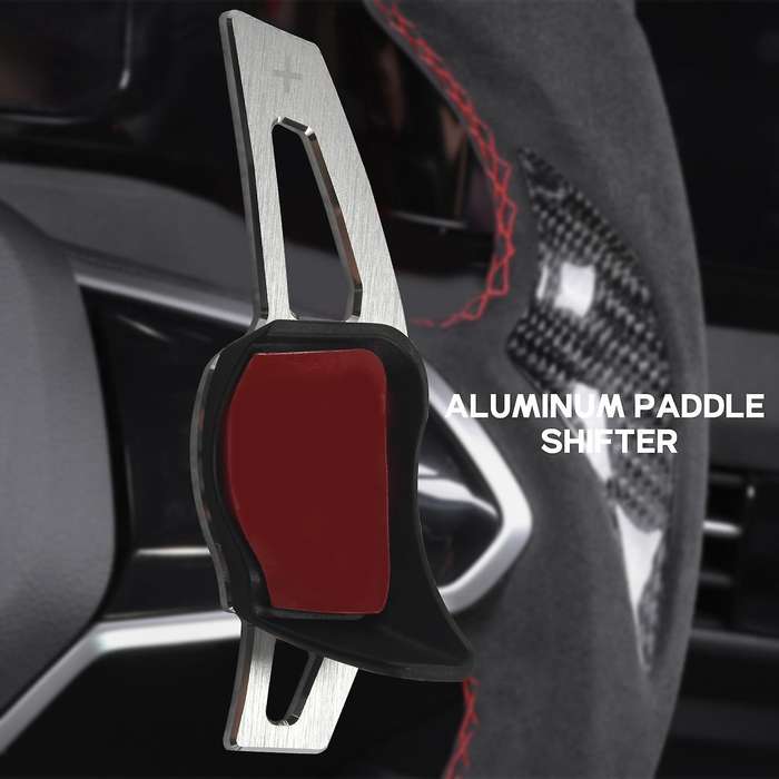 Aluminum Alloy for Paddle for The Public Golf 6 Mk6 R20 R36 Cc for Steering Wheel Shift, Silver