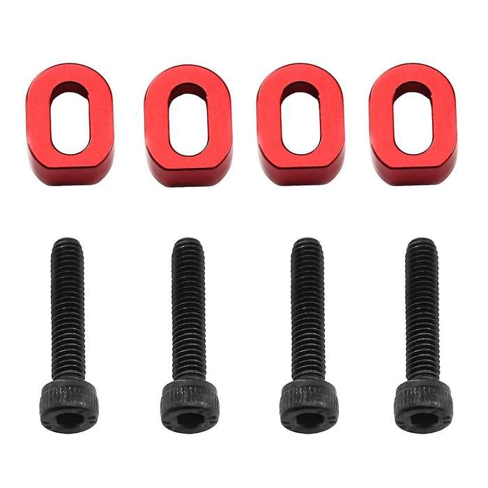 Aluminum Alloy Fixing Motor Base Reinforcement with Screws Kit for 1/5 6S Accessories Red