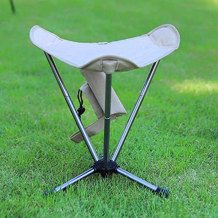 Aluminum Alloy Outdoor Fishing Folding Stool Portable Stool Triple-Cornered Stool Folding Three-Legg