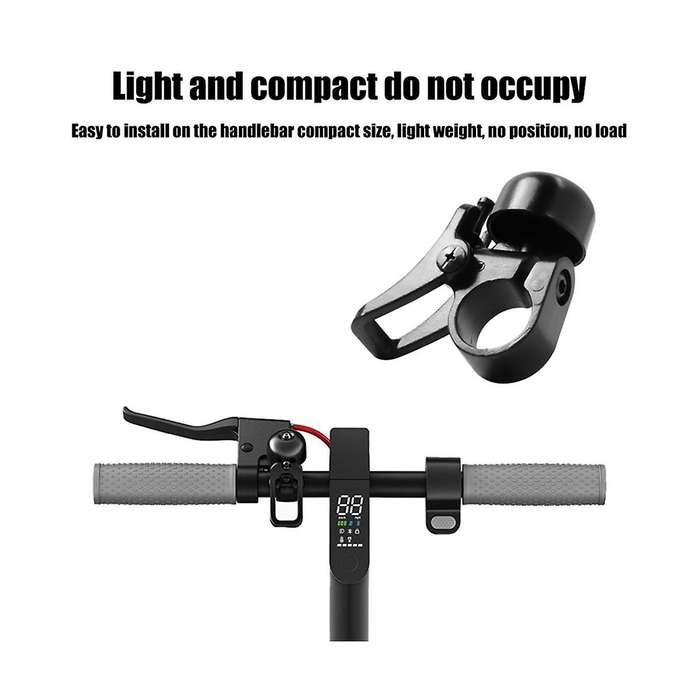 Aluminum Alloy Scooter Bell Horn Loop with Quick Release Bracket for M365 Pro 1S Electric Scooter P