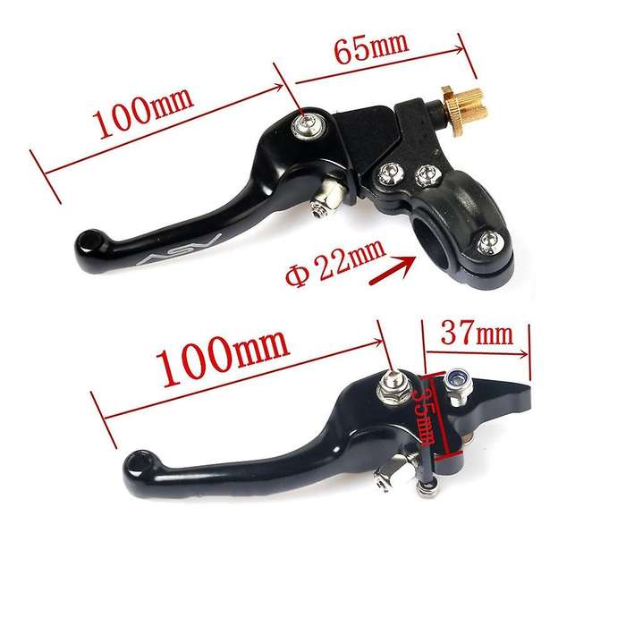 Aluminum Alloy Motorcycle Clutch Lever Brake Lever Motocross for KLX BBR ATV Motorcycle Brake Pump B