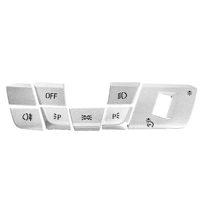 Aluminum Alloy Headlight Switch Button Sticker Decoration Cover Trim Patch for A90 2018-2021 Accesso
