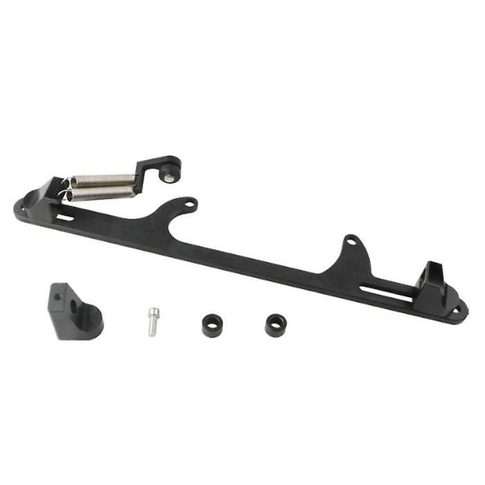 Aluminum Anodized Throttle Cable Bracket for 4150 Style Series Carburetor-Black