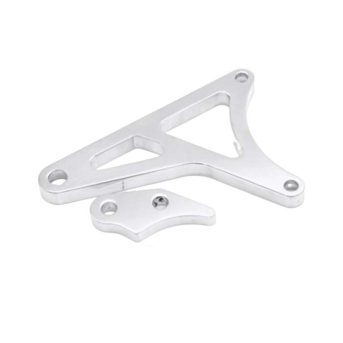 Aluminum Billet Alternator Bracket Kit for Sb Small Block 260 289 302 5.0l Engines 1968-1993 Silver