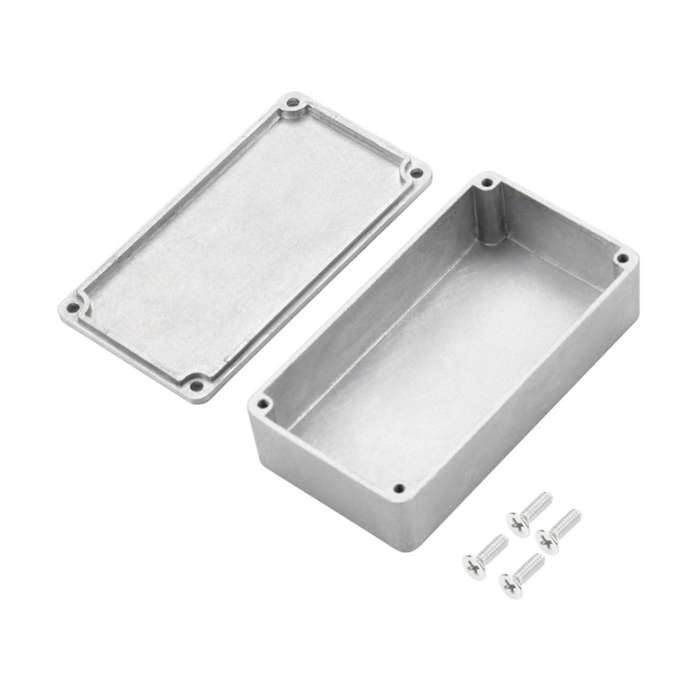 Aluminum Box Guitar Effects Housing Stompbox Effects Housing Drillable Plastic Spray DIY Guitar Ped