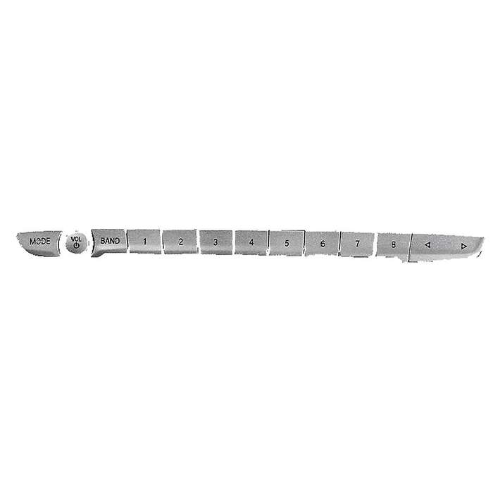 Aluminum Central Control Digital Button Sticker Decoration Cover Trim for A90 2018-2021 Accessories