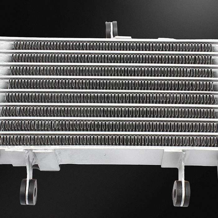 Aluminum Motorcycle Engine 8 Row Cooling Radiator for 125CC-250CC Motorcycle Dirt Bike ATV M12