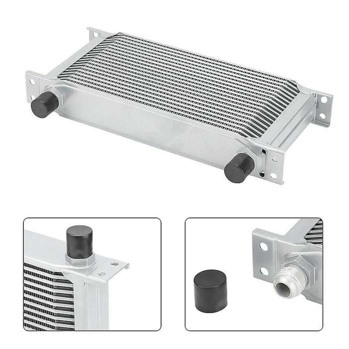 Aluminum Radiator 19 Rows British Type Car Engine Cooling Radiator Replacement Universal Cooler
