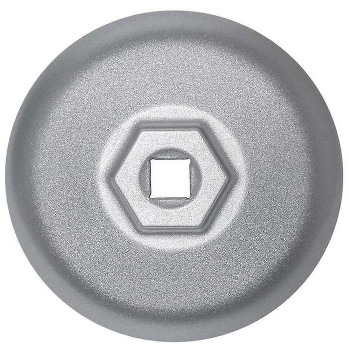 Aluminum Style Oil Filter Wrench Filter Housing Cap 86mm for (Silver)
