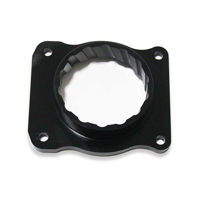Aluminum Throttle Body Spacer for 2004-2010 5.4L 2005-2010 F250 F350 Superduty Car Accessories Black