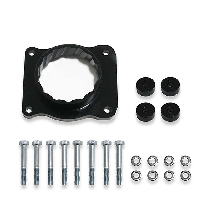 Aluminum Throttle Body Spacer for 2004-2010 5.4L 2005-2010 F250 F350 Superduty Car Accessories Black