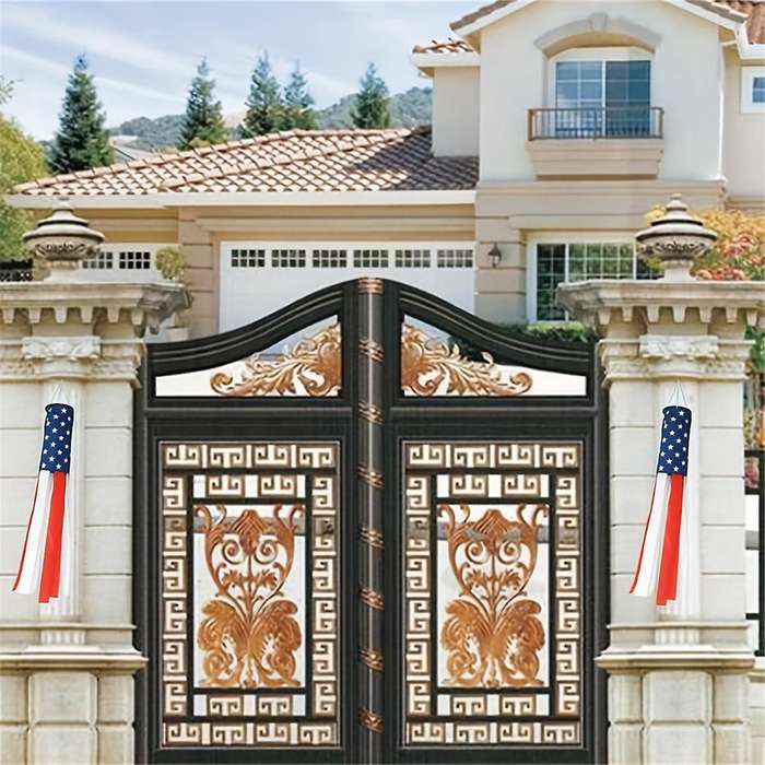 American Flag Wind Socks Outdoor Embroidered Stars and American Patriotic Accessories
