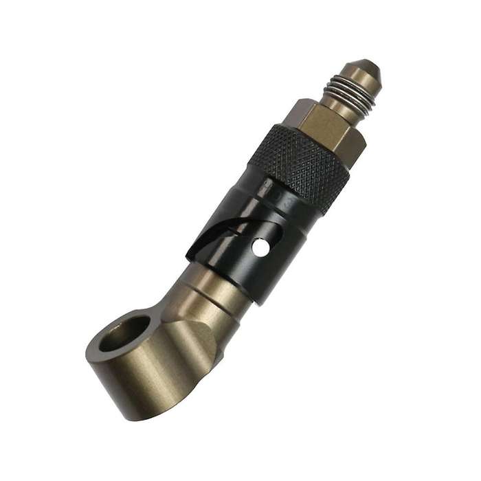AN3 Motorcycle Brake Line Hose Fluid Quick Release Connect Fitting Adapter Kit for Black